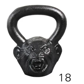 

18 LBS Grimace style Lifting pot dumbbell Kettlebells stoving varnish kettle-bell Strength training fitness Kettlebell