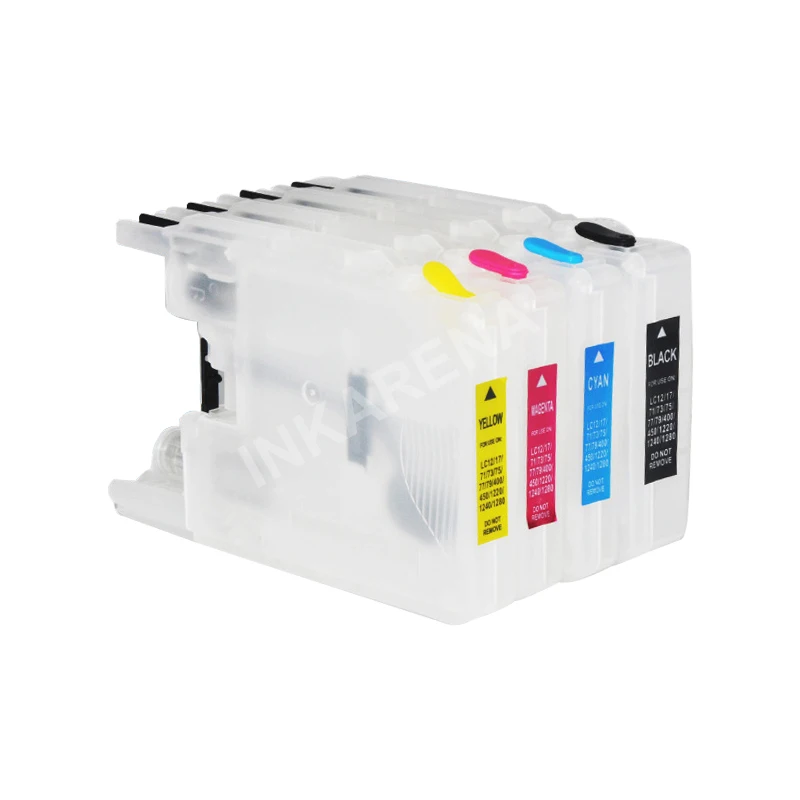 INKARENA LC75 4 Чернила + LC 12 40 71 73 многоразовый чернильный картридж для Brother MFC J432W J430W J6910DW