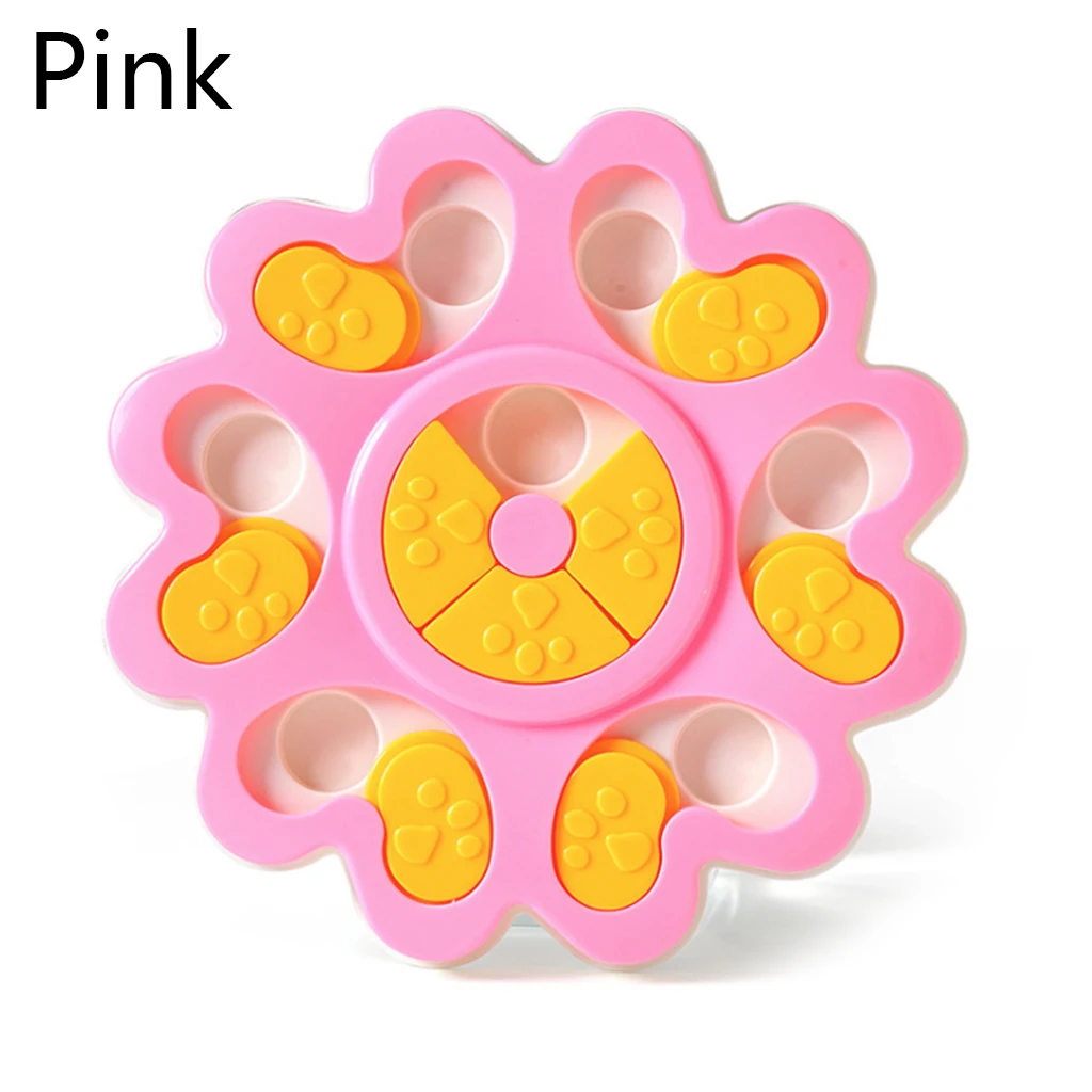 Dog Puzzle Toys Increase IQ Interactive Flower Slow Dispensing Feeding Pet Dog Training Games Feeder For Small Medium Dog Puppy