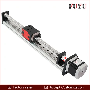 

400mm Stroke Linear Rail Ball Screw CNC Linear Guide Motion Actuator With Nema 23 Motor For Engraving