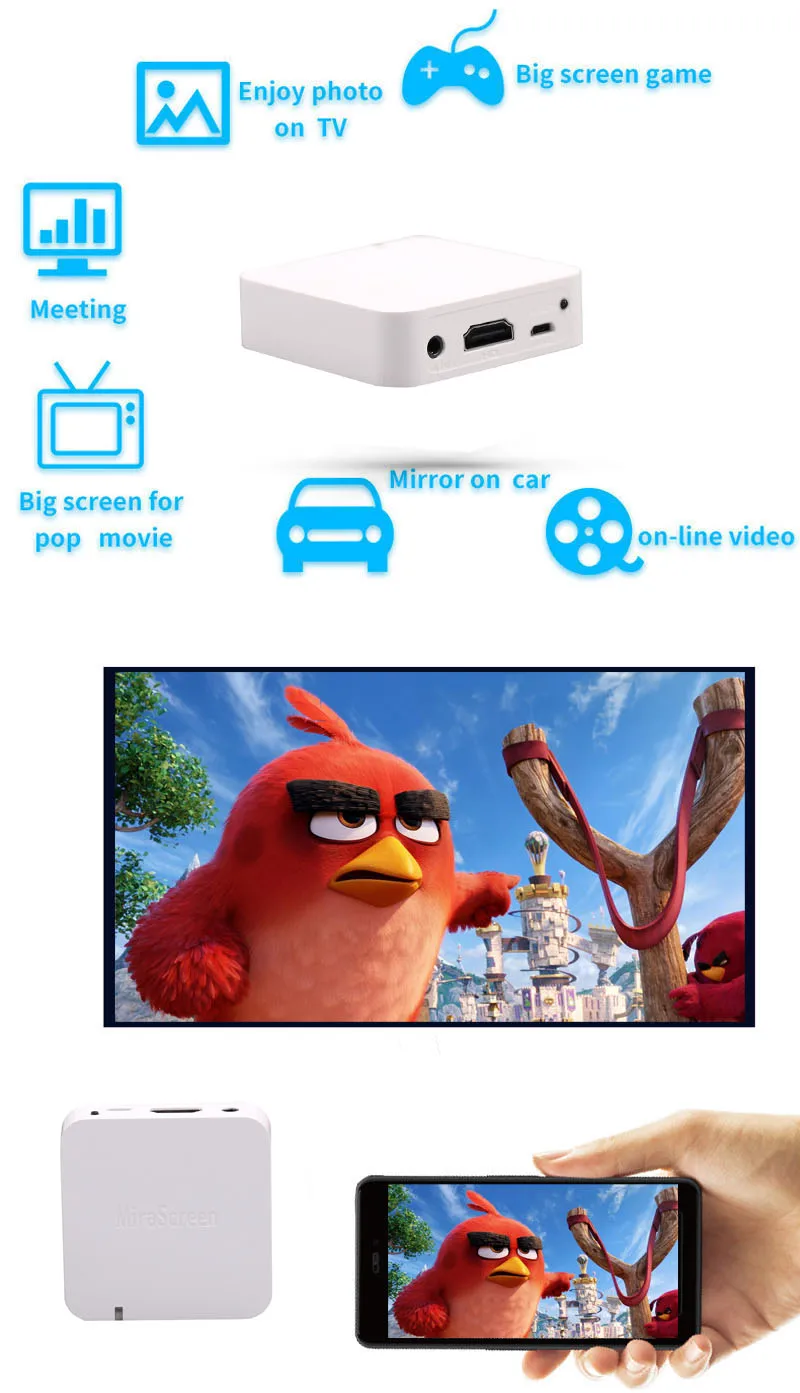 AV HDMI Wi Fi дисплей Dongle экран зеркальная коробка литой Аудио Видео GPS навигация для