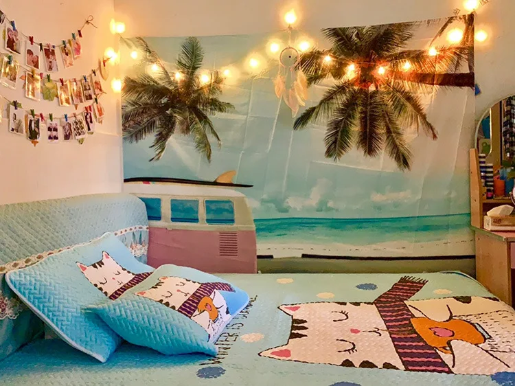 Accessories For Wall Hanging Tapestry Included Non-trace Nail / Hanging Clamp / 3M Stick tapestry decorations