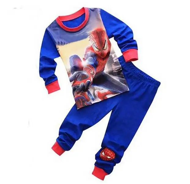 2-7Y Детские хлопковые пижамы; комплекты из футболки и брюк; одежда для сна; пижамы с рисунком для маленьких мальчиков и девочек; одежда для сна; специальное предложение; дешево - Цвет: STYLE 23