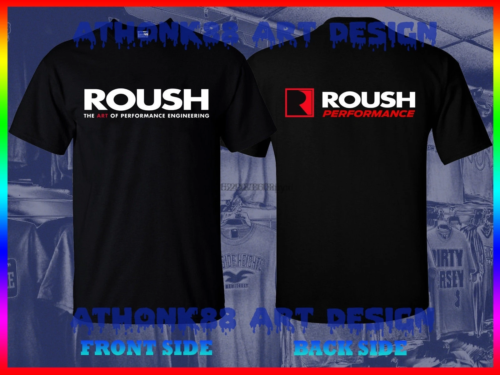 Новая футболка Roush Performance The Art Of Engineering Мужская |