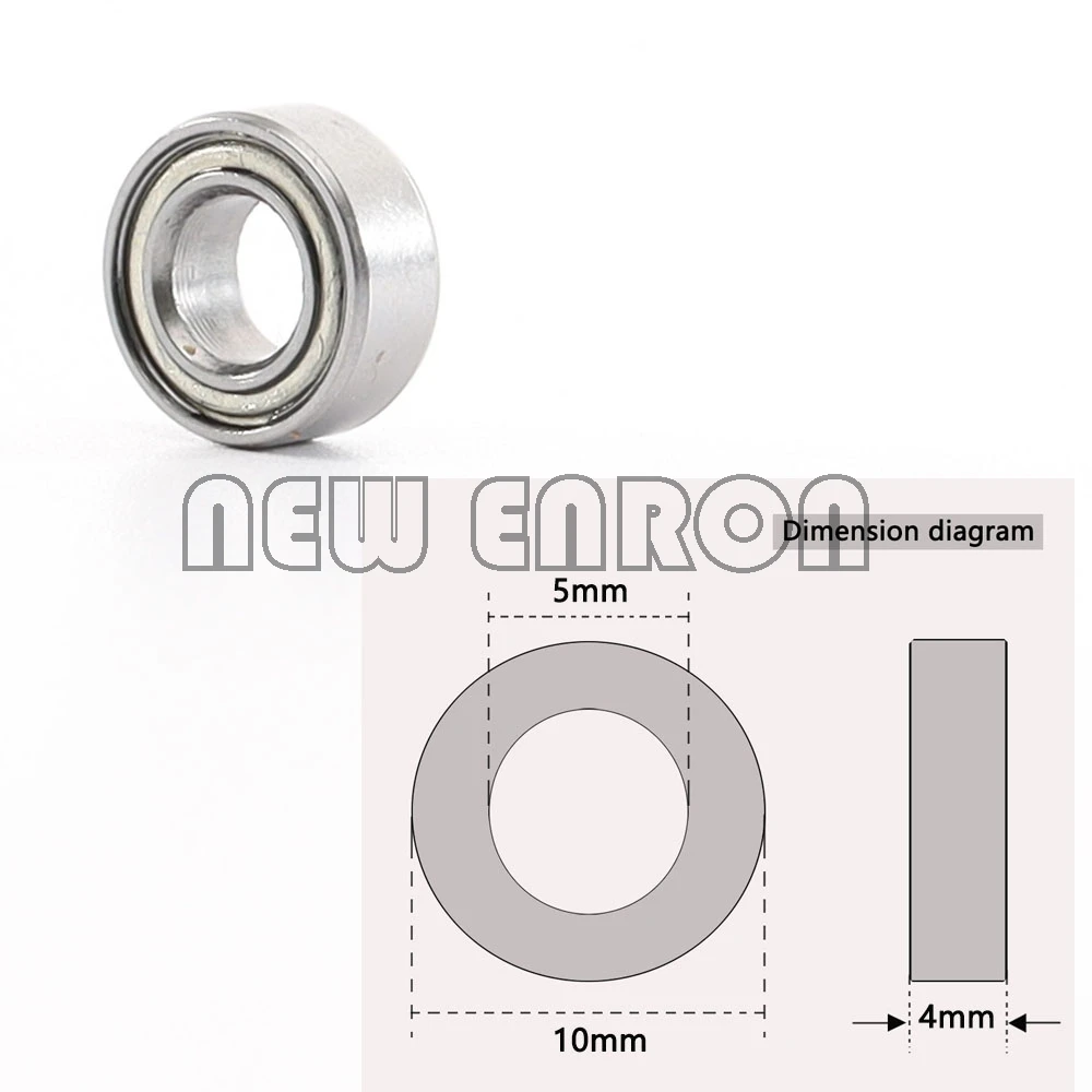 Новый масляный подшипник ENRON 8 шт. 10*5*4 мм герметичный миниатюрный шариковый B021 для