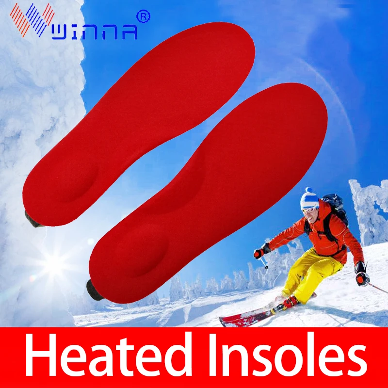 

3D Arch Heated Insole Pad 2000mAh Rechargeable Battery LED Precise Temperature Regulation Heating Insole For Hiking Camping Ski