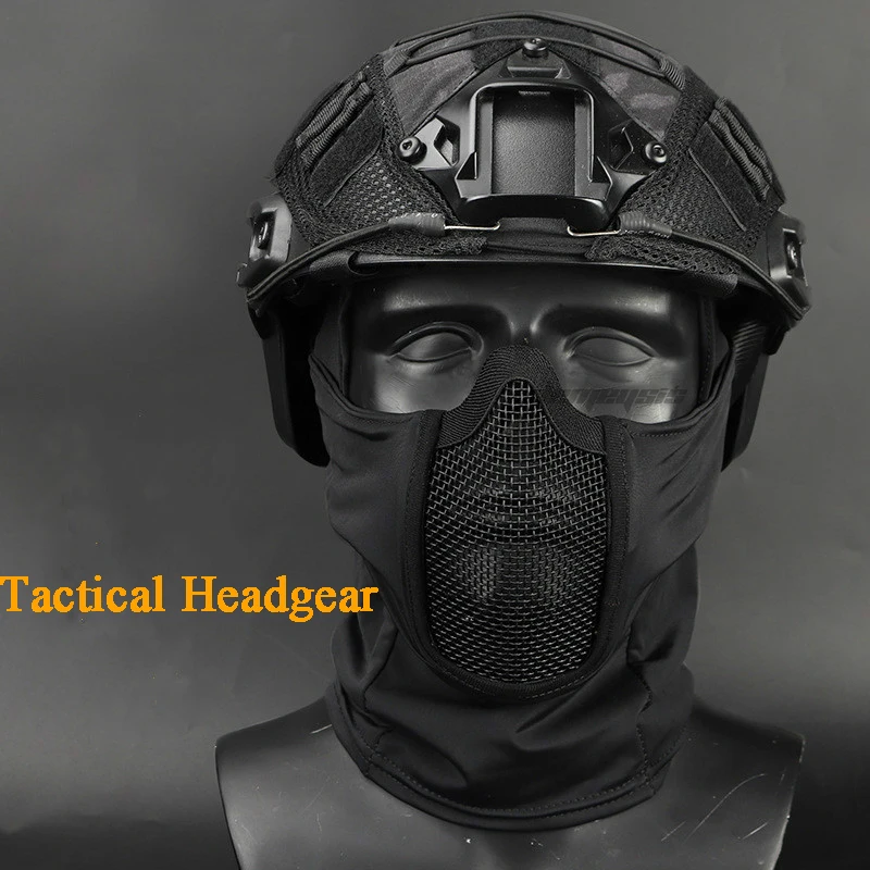 Армейская Военная Пейнтбольная страйкбольная защитная маска для стрельбы, охоты, мотоцикла, Спортивная маска для лица, головные уборы, тактические головные уборы, маски