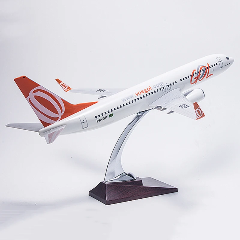 40 см 1/100 масштаб VOEGOL Boeing 737 B737 GOL бразильские авиалинии модель самолета литой под давлением металлический самолет с подставкой модель самолета подарок