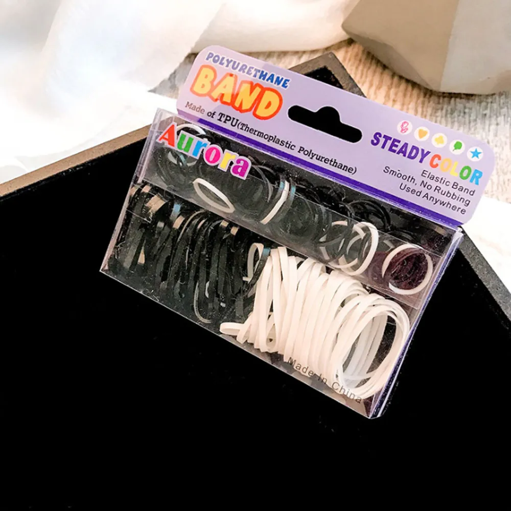 120 шт Разноцветные эластичные детские шнурок для волос для девочек Разноцветные Детские резинки модные Резиночки для волос бант аксессуары для волос