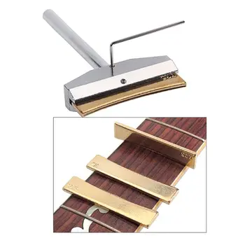 

3 Pcs/set Fingerboard Guitars Frets Press Caul with Brass Insert for Guitar Bass Radian Module NEW