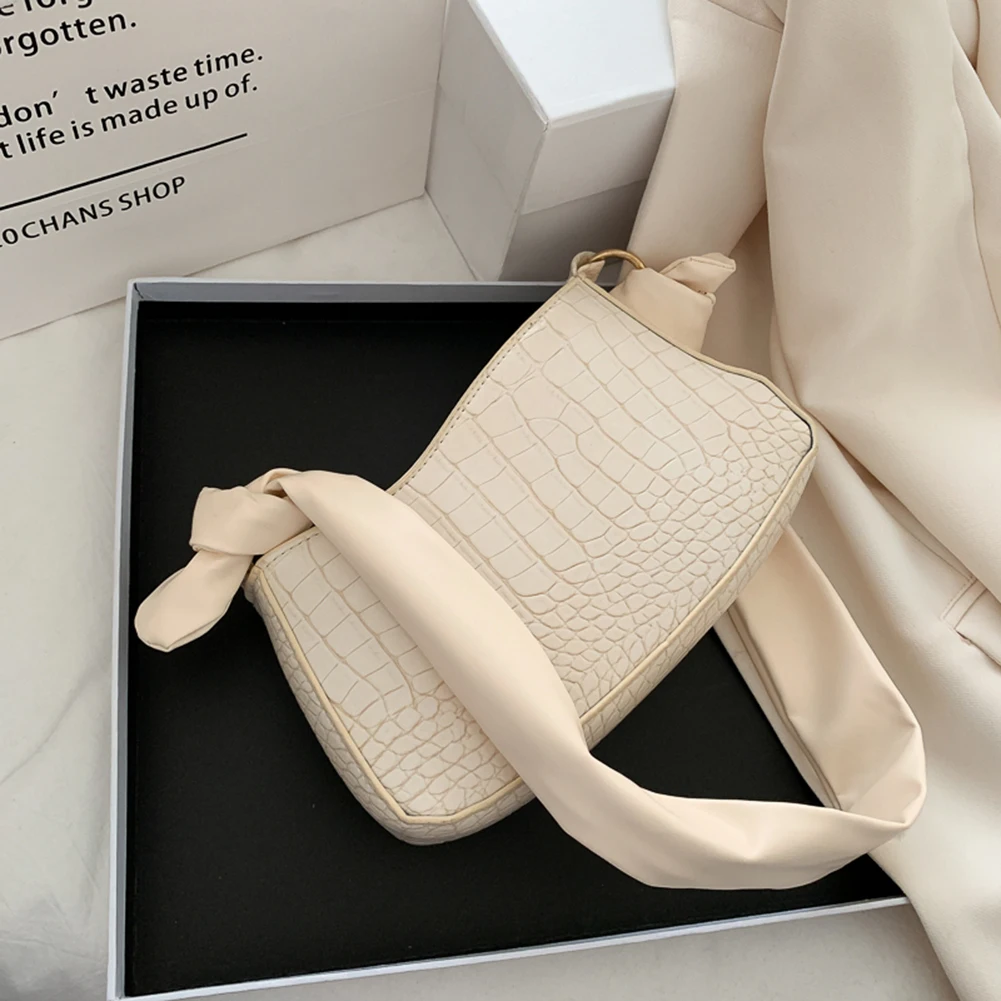 Сумка-тоут из искусственной кожи однотонная с цепочкой простые универсальные |