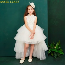 Платье для девочек-подростков; платье принцессы для свадебной вечеринки; детское свадебное платье для девочек; карнавальный костюм; Детский конкурс красоты; Одежда для девочек