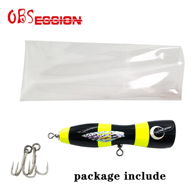 65g90g120g140g Trolling Wood Stickbait Pencil Popper Tuna Boat Fishing Lure Topwater Long Casting Wobbler Carp Artificial Leurre V