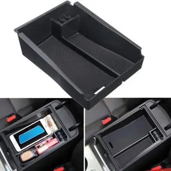 

SPEORX RUIYYT Black Car Auto Central Console Armrest Secondary Storage Box Tray Car Drink Cup Holder For Hyundai Tucson 201