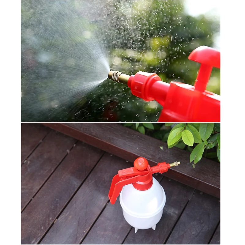 0.8L Sprayer Plastic Garden Hand Pump Pressure Washer Bottle Solvent Pressurize