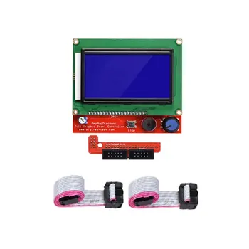 

3D Printer Parts Kit Reprap 1.4 Ramps Mega 2560 R3 Heatbed MK2B 12864 LCD Controller CH340 Cables for 3D Printer