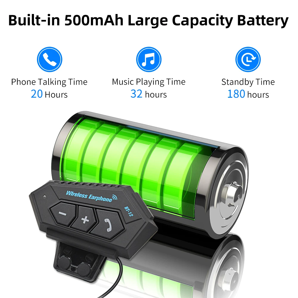 Deelife Bluetooth гарнитура для шлема мотоцикла наушники громкой связи Авто Мото Мотор