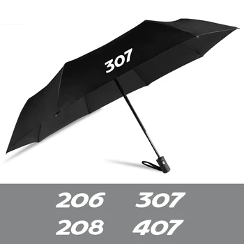 

Auto Portable Waterproof Fully Automatic Folding Umbrella For Peugeot 307 206 208 407 508 607 3008 2008 4008 5008 Car Accessory