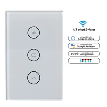 Голосовое управление WiFi умный занавес переключатель для электрического моторизованного занавеса слепой рольставни работает с Alexa и Google Home