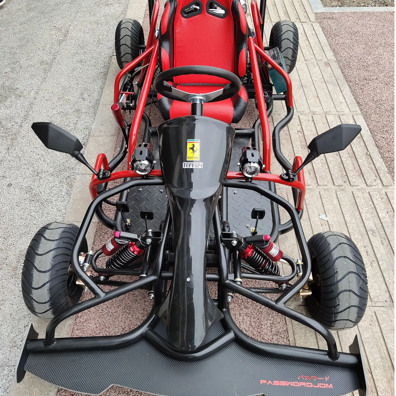 Four Wheel Go-Kart Buggy Quad Accessories of Front Plastic Safety Bumper Protection Cover Guard for Competitive Karting