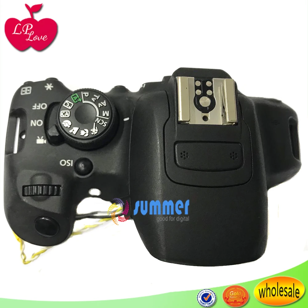 95% новые б/у запчасти для dslr Rebel T5i Kiss X7i верхняя крышка Canon 700D запасной блок ремонта