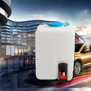 

1Set Universal Washer Bottle Tank Kit Pump 12V 1.8L Windshield Wiper System Reservoir Car Cleaning Washing Car Care Tool