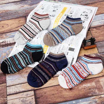 

Socks Men Adult Casual Cotton Hidden Short Standard Jacquard