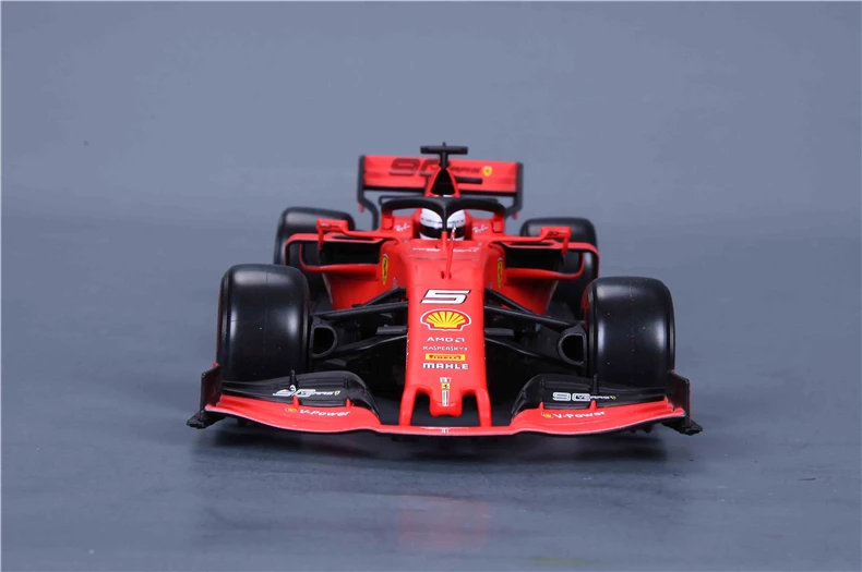 Bburago 1:18 F1 SF90#5 Sebastian Vettel#16 Charles Leclerc гоночный литой автомобиль
