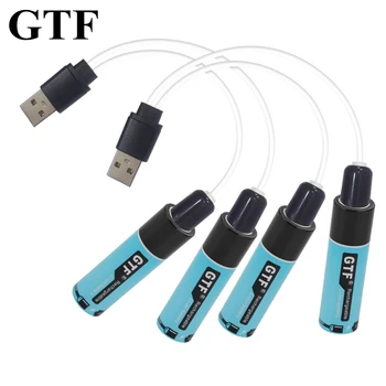 

GTF 1.5V AA 2000mAh Battery Rechargeable Lithium High Capacity 3000mWh Battery with Quick Charge with Magnetic Charging Cable