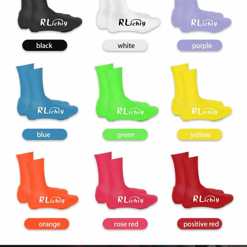 Unisex Waterproof Windproof Bike Shoe Cover Low Wind Aerodynamics Cycling Lock For Rainy Or Tt Road Bike Overshoes bicycle shoe covers