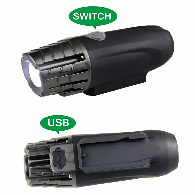 Bike Lights Bicycle Lights Front and Back USB Rechargeable Bike Light Set Super Bright Front and Rear Flashlight LED Headlight T