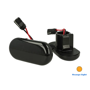 

CARALL LN1032Y Kit arrow Side Led Side Marker black lens Fume orange light for Opel Vivaro Movano Nissan Interstar x7