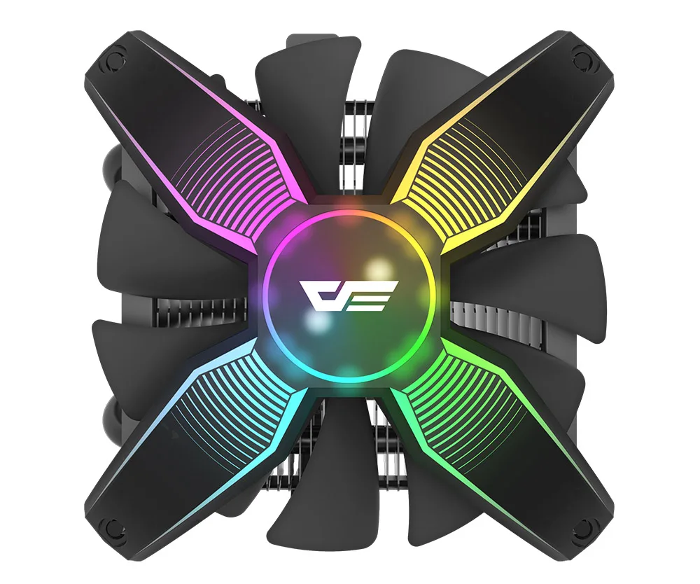 Talon без рамки X форма RGB светодиодный кулер для процессора радиатор ПК с 4