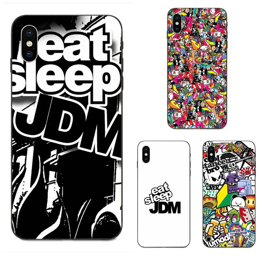 

Pattern Sticker Bomb Eat Sleep Jdm Phone Case Silicone For Xiaomi Redmi Note 3 3S 4 4A 4X 5 5A 6 6A 7 7A K20 Plus Pro S2 Y2 Y3