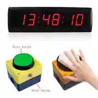 Big Electronic Led Countdown Timer Stopwatch Clock With Line Switch Button Reset To Zero Remote Speech Contest Game Gym Timer 1