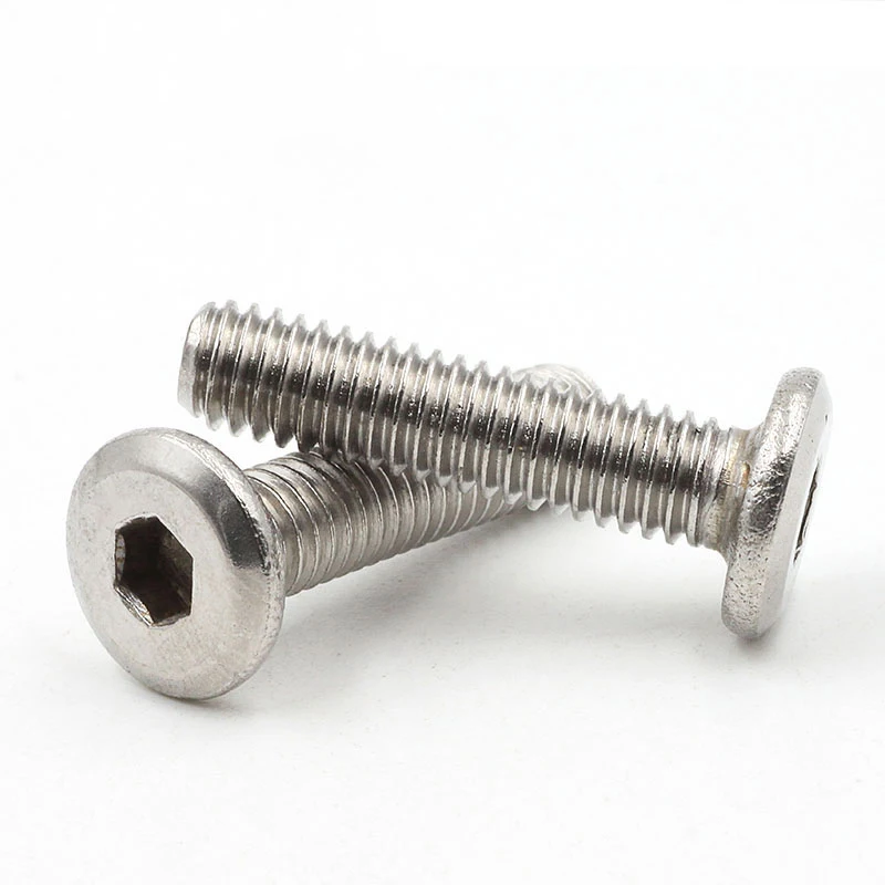 

M6 M8 Flat Round Hex Socket Head Cap Screw Metric Thread Machine Hexagon Bolt