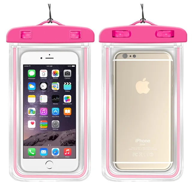 Водонепроницаемый чехол для телефона для Xiaomi mi A3 K20, чехол для мобильного телефона, сумка для подводного плавания mi ng, чехол для дайвинга, смартфона, чехол, Fundas, держатель - Цвет: Pink