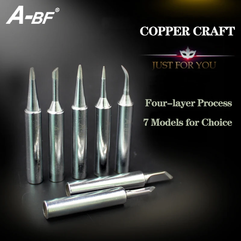 

A-BF 907 Series Soldering Iron Tip Level C Copper Craft for Soldering Rework Repair Tools 7 Models