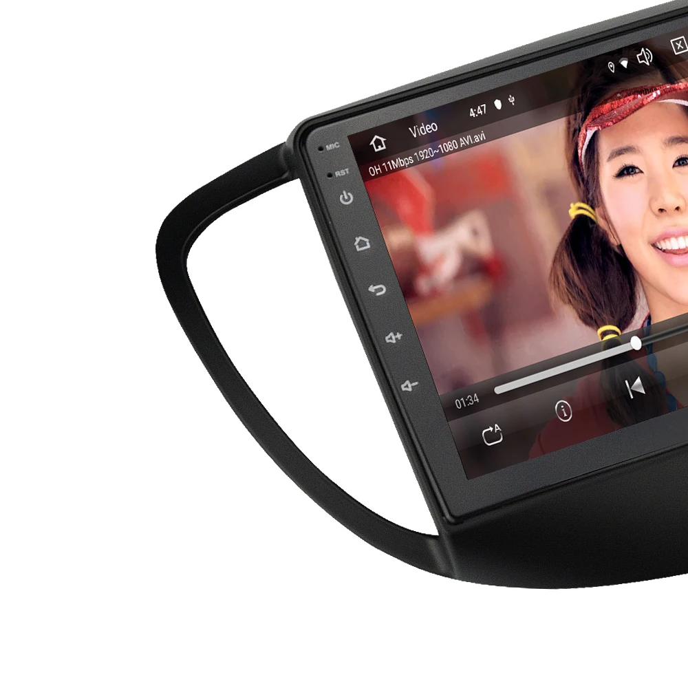  EKIY 9'' IPS No 2 Din Android 9.0 Car Radio Multimedia Player For Hyundai Grand I10 2008-2012 Auto 