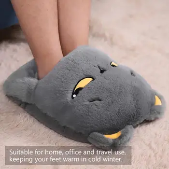 

Cute Feet Warm Slippers USB Foot Warmer Shoes Computer PC Electric Heat Slipper for Home Travel Office voetverwarmers