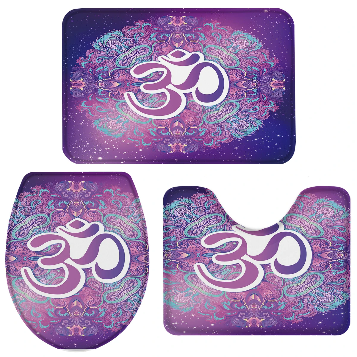 Ohm Symbol Indian Diwali Mandala Neon Purple Bath Set Toilet Cover Mat Pedestal Rug Non Slip Bathroom Rug Set Bathroom Accessories Sets Aliexpress Ohm Symbol Indian Diwali Mandala Neon Purple Bath Set Toilet Cover Mat Pedestal Rug Non Slip Bathroom Rug Set Bathroom Accessories Sets Aliexpress