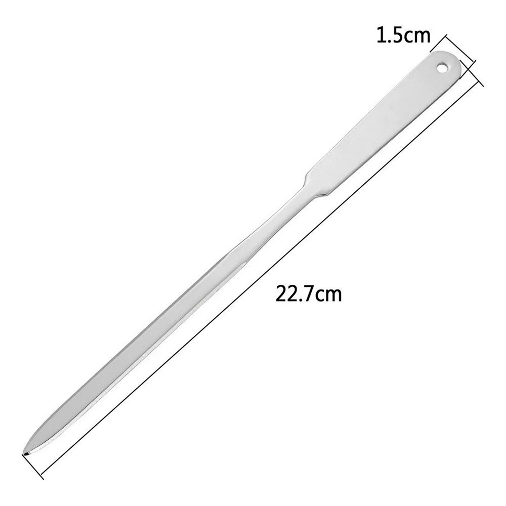1Pcs Metal Stainless Steel Letter Opener A4 Paper Cutterly Utility Cutter Tools Hotel Business Cut Paper Utility Knife Supplies utility knife paper cutter mail opener craft cutting knife