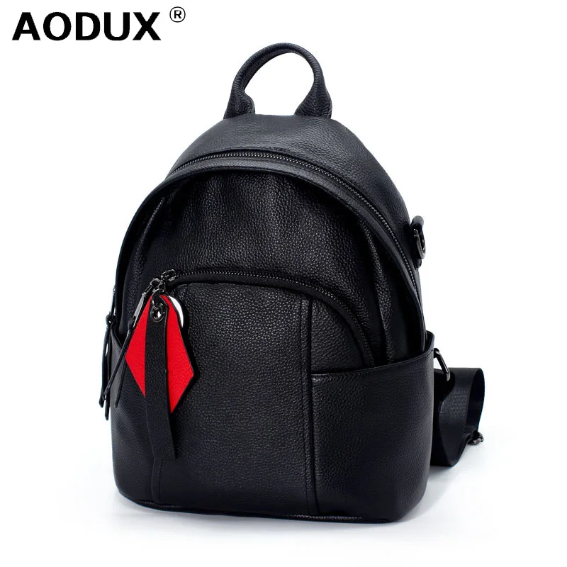 AODUX 2019 Echt Leer vrouwen Rugzakken Reizen Winkelen Eerste Laag Koe Lederen Vrouwelijke School Rugzak Koeienhuid Tassen AODUX 2019 Echt Leer vrouwen Rugzakken Reizen Winkelen Eerste Laag Koe Lederen Vrouwelijke School Rugzak Koeienhuid Tassen