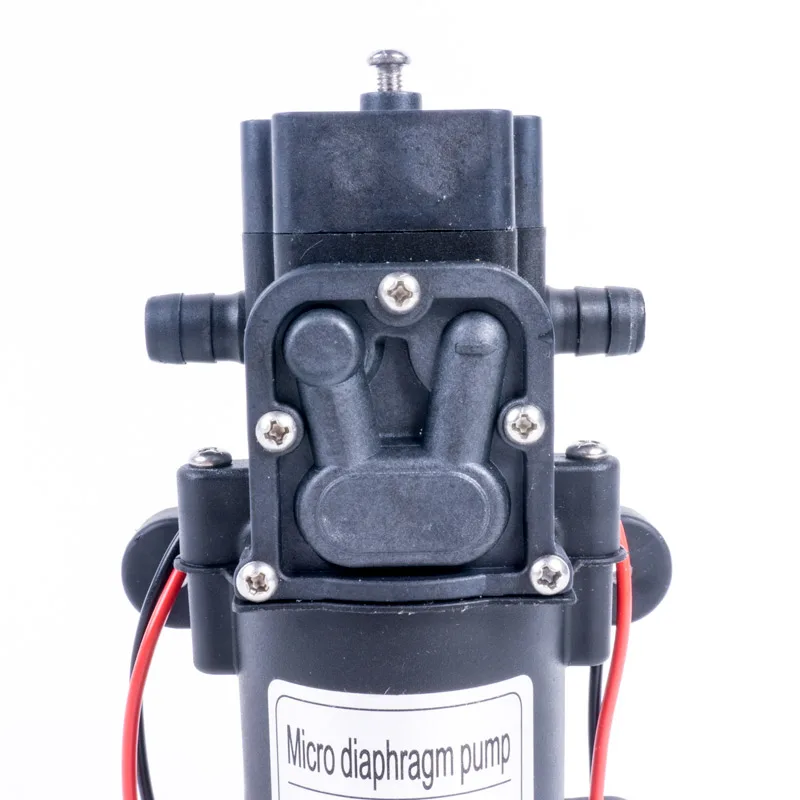 DC 24V 30W 3L/Min 0.7Mpa водяной мембранный самовсасывающий насос высокого давления черный микро электрический водяной насос Sparyer для сада
