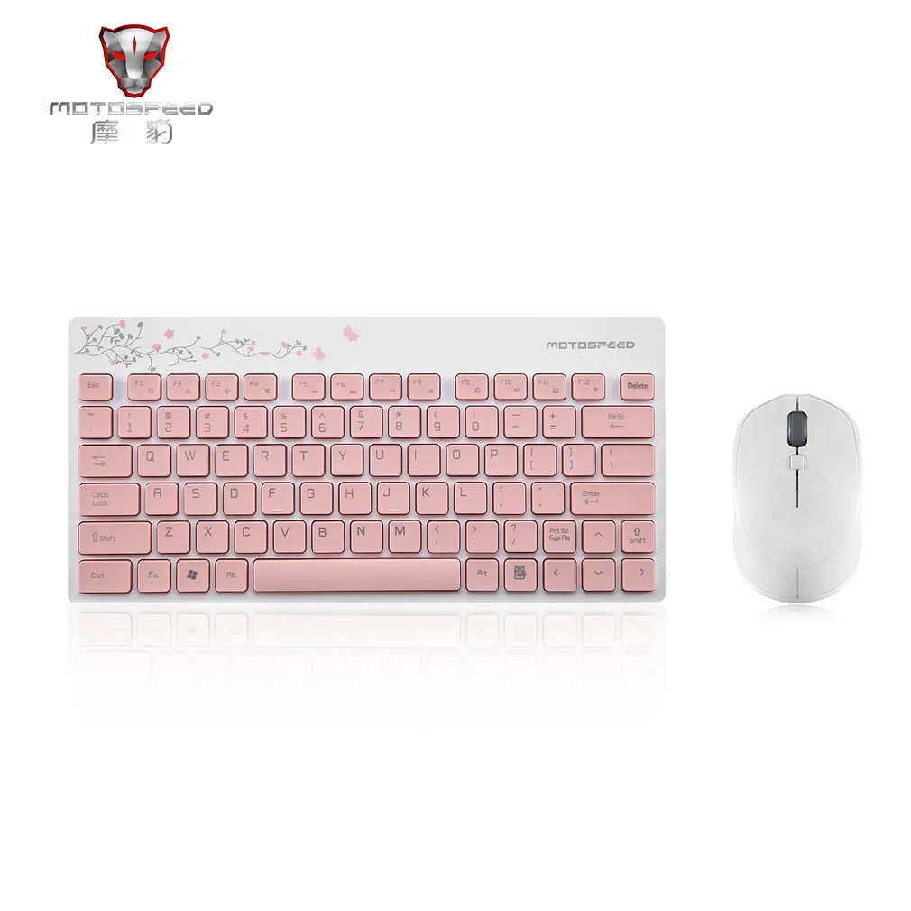 

Motospeed 2.4GHZ Wireless Keyboard Mouse Set Lightweight 1600DPI Keyboard Mouse Set For PC Laptop Computer