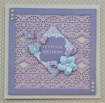 

Lace Edge Metal Cutting Dies Scrapbooking Craft Dies Cuts Christmas DIY Album Card Make Stencils Die Template New 2020