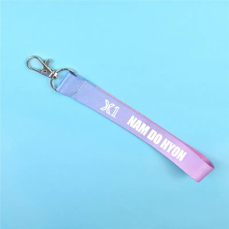 NAM DO HYON JCF794 KPOP X1 XONE брелок для ключей CHAJUNHO HANSEUNGWOO KIMYOHAN LEEHANGYUL градиентный ремешок - Цвет: NAM DO HYON