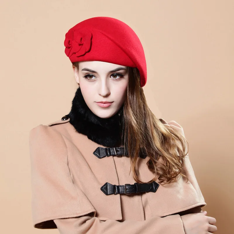 Fashion Hat Patchwork Wool Felt Jazz Fedora Hat Women Unisex Wide Brim Panama Party Trilby Cowboy Cap Men Gentleman Wedding Hat