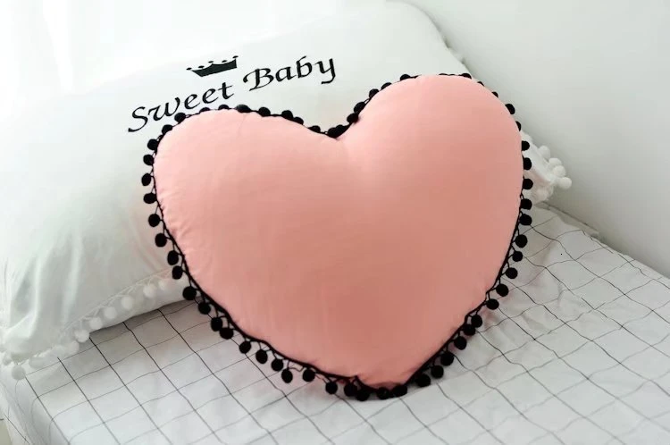 Koodykids декоративная подушка в скандинавском стиле для детской комнаты, украшение в виде звезды, подушка для мальчиков и девочек, детская декоративная подушка - Цвет: pink heart