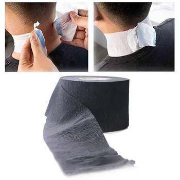 

1 Roll Hair Neck Paper Salon Waterproof Dye Perm Hair Ruffle Cover Hairdresser Collar Necks Covering Styling Salon Modeling Tool